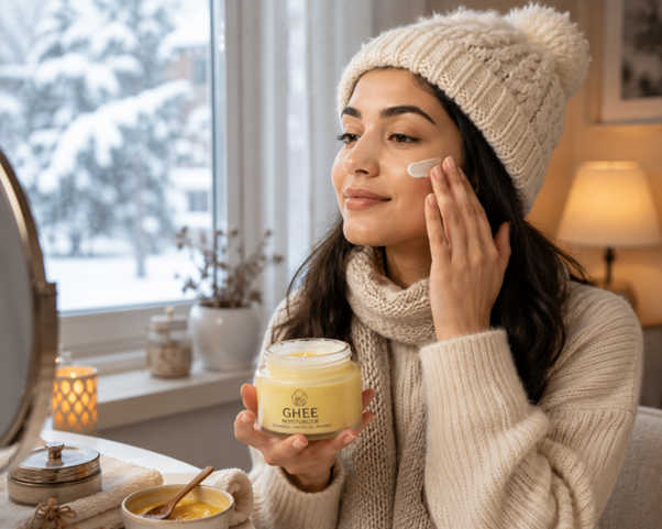 Ghee Moisturizer for Winter Facial Care: Deep Protection Against Dryness
